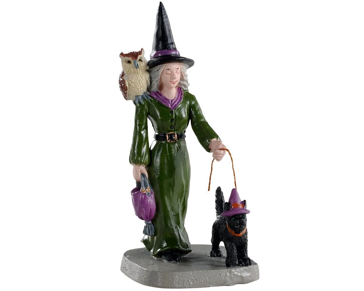 Lemax Village Collection Witch Shopping #02906 3 Lemax Village Collection Witch Shopping #02906
