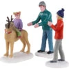 Lemax Village Collection Rover Plays Rudolph, Set Of 3 #02923 -Kurt Adler Shop 02923