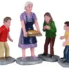Lemax Village Collection Family Tradition, Set Of 4 #02945 1 Lemax Village Collection Family Tradition, Set Of 4 #02945 -Kurt Adler Shop 02945