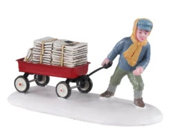 Lemax Village Collection Morning News #02948