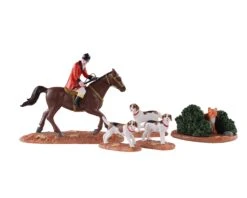Lemax Village Collection Fox Hunt, Set Of 5 #03530