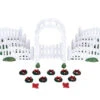 Lemax Village Collection Plastic Arbor & Picket Fences With Decorations, Set Of 20 #04233 -Kurt Adler Shop 04233