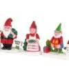 Lemax Village Collection Christmas Garden Gnomes, Set Of 3 #04739