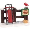 Lemax Village Collection Sled Parking Only #04740 -Kurt Adler Shop 04740