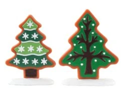 Lemax Village Collection Sugar Cookie Trees, Set Of 2 #04766