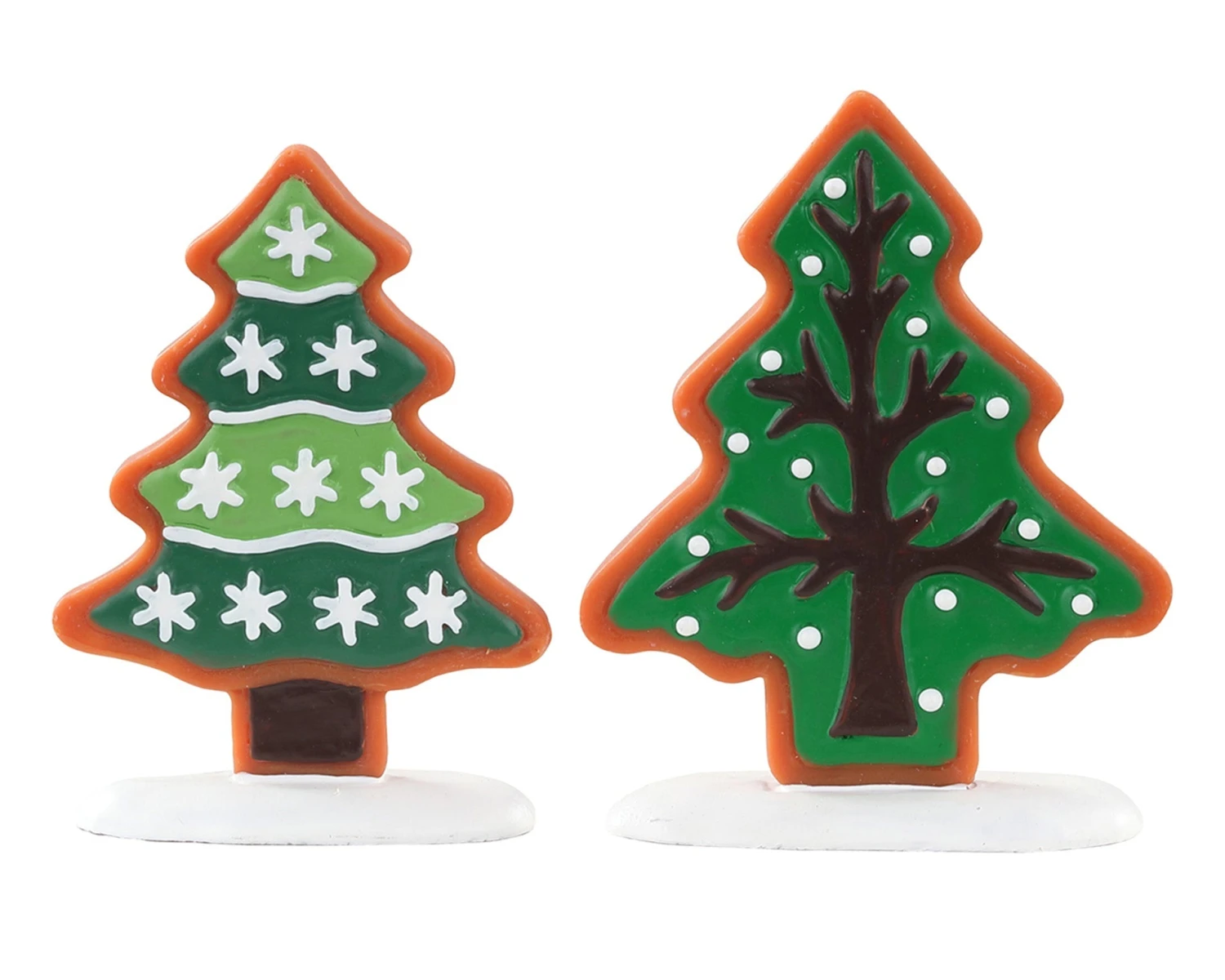 Lemax Village Collection Sugar Cookie Trees, Set Of 2 #04766 3 Lemax Village Collection Sugar Cookie Trees, Set Of 2 #04766