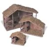 Set Of 3 Nested Solid Wood Nativity Stables -Kurt Adler Shop 1071340EC 1