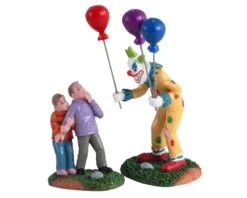 Lemax Village Collection Creepy Balloon Seller, Set Of 2 #12009