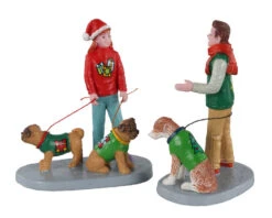 Lemax Village Collection Festive Friends, Set Of 2 Figurines #12019