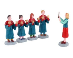 Lemax Village Collection Handbell Choir, Set Of 5 Figurines #12020