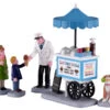 Lemax Village Collection Happy Scoops Ice Cream Cart, Set Of 5 Figurine #12037 -Kurt Adler Shop 12037