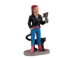 Lemax Village Collection Tattoo Katarina & Cat #12045