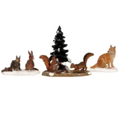 Lemax Village Collection Woodland Animals, Set Of 4 #12516