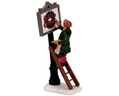 Lemax Village Collection Sign Painter #12527