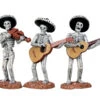 Lemax Village Collection Skeleton Mariachi Band, Set Of 3 #12884 -Kurt Adler Shop 12884