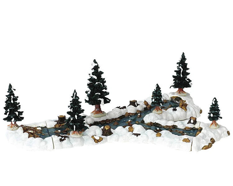 Lemax Village Collection Mill Stream Fork #13367 3 Lemax Village Collection Mill Stream Fork #13367