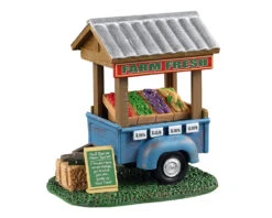 Lemax Village Collection Farm Fresh Vegetable Trailer Table Accent #13565