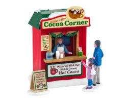 Lemax Village Collection Cocoa Corner, Set Of 3 #13571
