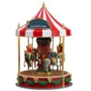 Lemax Village Collection Christmas Cheer Carousel, B/O #14821 -Kurt Adler Shop 14821