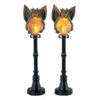 Lemax Village Collection Gargoyle Lamp Post, Set Of 2, Battery Operated #14829