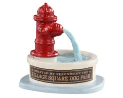 Lemax Village Collection Dog Park Water Fountain #14843
