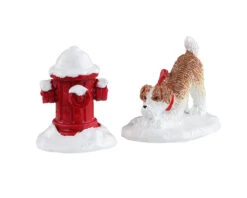 Lemax Village Collection Snow Hydrant, Set Of 2 #14860