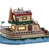 Lemax Village Collection Jonathan's Houseboat On The Bay #15754 -Kurt Adler Shop 15754