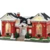 Lemax Village Collection Public Library, With 4.5V Adaptor #15810 -Kurt Adler Shop 1581083f6aed7 6286 4d61 8dcc ef768451b7f2