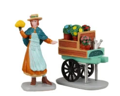 Lemax Village Collection Merry's Garden Cart, Set Of 2 #22117