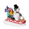 Lemax Village Collection Sledding With Frosty #22119 -Kurt Adler Shop 22119