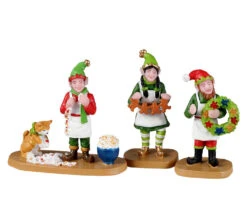 Lemax Village Collection Crafty Elves, Set Of 3 #22137