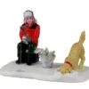Lemax Village Collection Ice Fishing Buddies #22138 -Kurt Adler Shop 22138