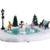Lemax Village Collection Frosty Goes Ice Skating, Battery Operated (4.5V) #24951 -Kurt Adler Shop 24951