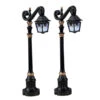 Lemax Village Collection Skeleton Deco Lamp, Set Of 2, Battery Operated (4.5V) #24987 2 Lemax Village Collection Skeleton Deco Lamp, Set Of 2, Battery Operated (4.5V) #24987 -Kurt Adler Shop 24987