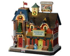 Lemax Village Collection Greenpoint Railroad Station, With 4.5V Adaptor #25866