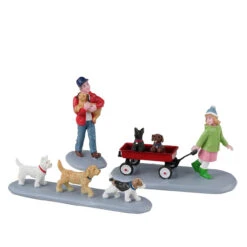 Lemax Village Collection Puppy Parade, Set Of 3 #32226