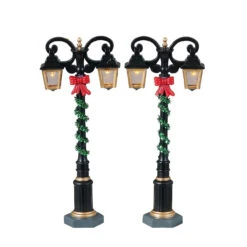 Lemax Village Collection Splendid Lights, Set Of 2, Battery Operated (4.5V) #34090