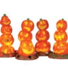 Lemax Village Collection Light Up Pumpkin Stack, Set/4, Battery Operated #34623 -Kurt Adler Shop 34623