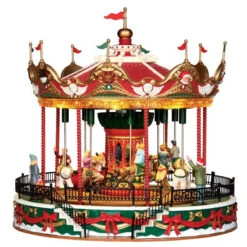 Lemax Village Collection Santa Carousel #34682