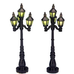 Lemax Village Collection Old English Street Lamp, Set Of 2 #34902