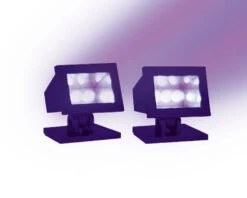 Lemax Village Collection Halloween Purple Light, Set Of 2, B/O Lighted Accessory #34974