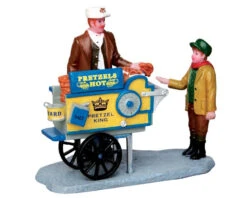 Lemax Village Collection Pretzel King Pretzel Cart #42238