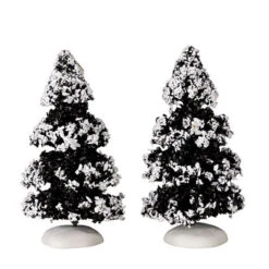 Lemax Village Collection Evergreen Tree Small, Set Of 2 #44234