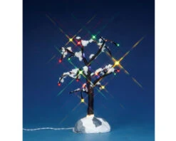Lemax Village Collection Snowy Dry Tree, Medium, B/O #44784
