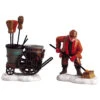Lemax Street Sweeper, Set Of 2 #52093