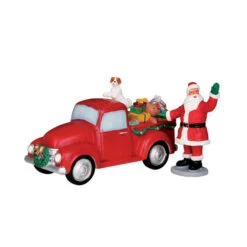 Lemax Village Collection Santa's Truck, Set Of 2 #53219