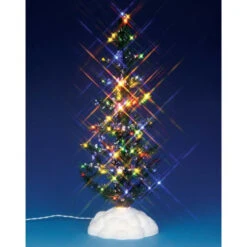 Lemax Village Collection Lighted Pine Tree Multi Large#54950