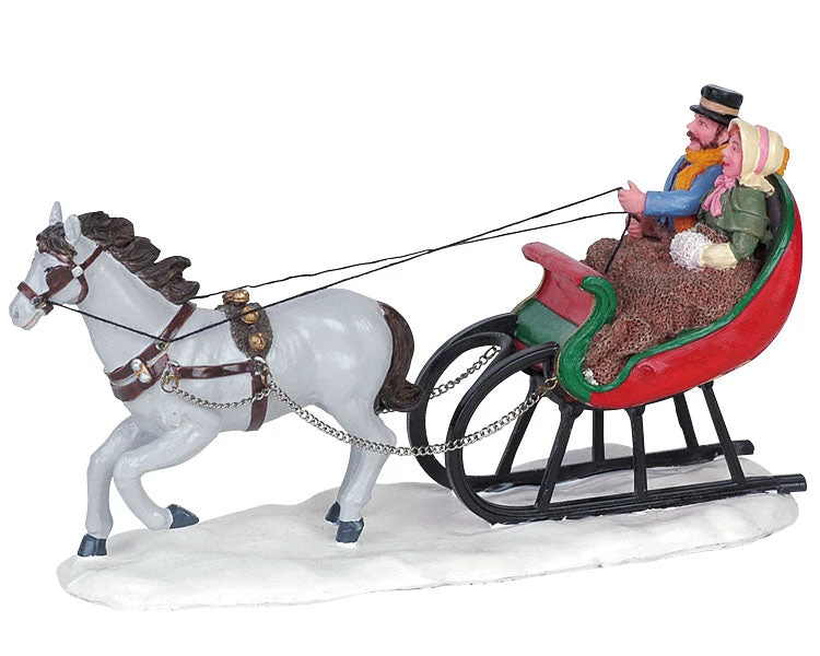 Lemax Village Collection Sleigh Ride #63571 3 Lemax Village Collection Sleigh Ride #63571