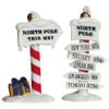 Lemax Village Collection North Pole Signs, Set Of 2 #64455