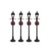 Lemax Village Collection Gas Lantern Street Lamp, Set Of 4 #64498